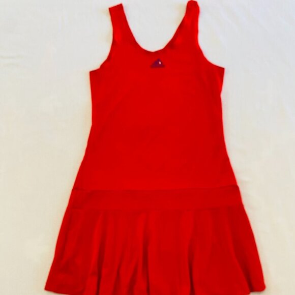 Adidas tennis dress Women's Small red mini stretch tennis tenniscore picleball - Picture 2 of 11